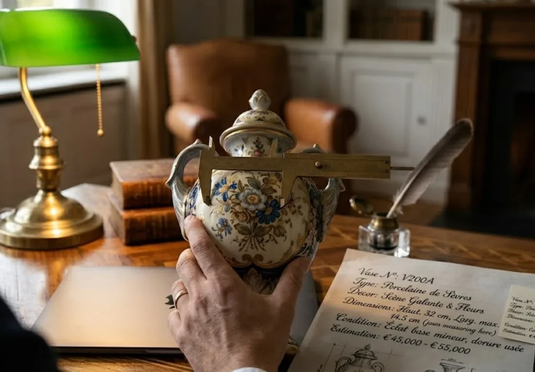 Vase ancien, description précise requise